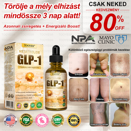 Mayo Clinic Által Ajánlott | Hivatalos Bolt | TOOYES® Metatrolide & Moringa GLP-1 Aktiváció, Almaecet, Kurkuma Gyógyhatású Szájoldat: Elhízás, Szív- és Érrendszeri Betegségek, Cukorbetegség, Alvási Apnoé, Ízületi Problémák és Még Több 👩‍⚕️ 👩‍⚕️