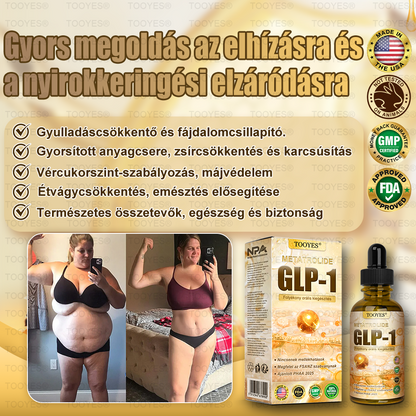 Mayo Clinic Által Ajánlott | Hivatalos Bolt | TOOYES® Metatrolide & Moringa GLP-1 Aktiváció, Almaecet, Kurkuma Gyógyhatású Szájoldat: Elhízás, Szív- és Érrendszeri Betegségek, Cukorbetegség, Alvási Apnoé, Ízületi Problémák és Még Több 👩‍⚕️ 👩‍⚕️
