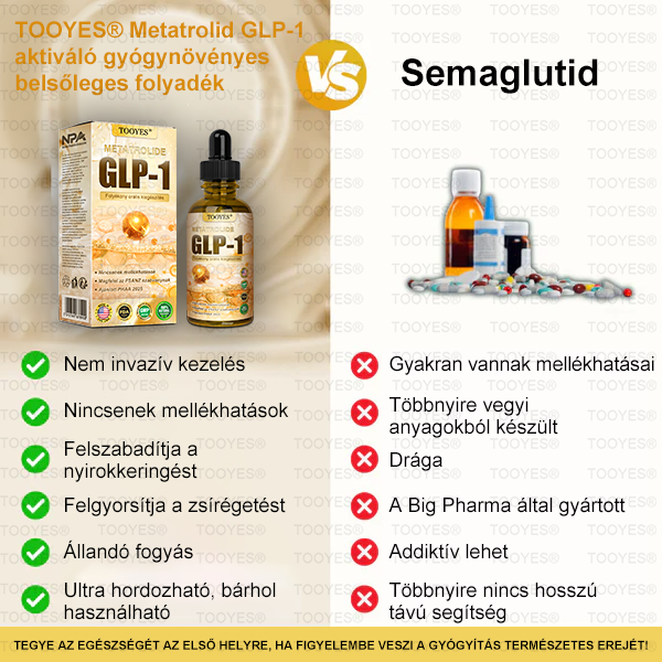 Mayo Clinic Által Ajánlott | Hivatalos Bolt | TOOYES® Metatrolide & Moringa GLP-1 Aktiváció, Almaecet, Kurkuma Gyógyhatású Szájoldat: Elhízás, Szív- és Érrendszeri Betegségek, Cukorbetegség, Alvási Apnoé, Ízületi Problémák és Még Több 👩‍⚕️ 👩‍⚕️